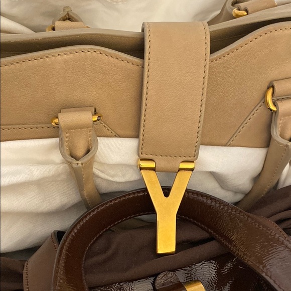 Offers YSL Lg Muse Brown Patent Leather Bag (Two Way Zipper) Fully Zips Dustbag - Picture 12 of 13